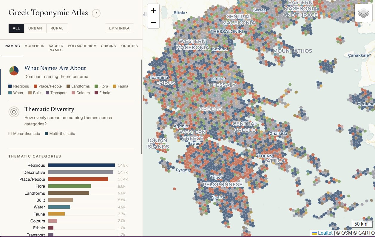Greek Toponymic Atlas